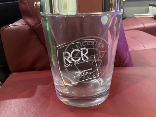 LCFC ice bucket etched with the club logo by RCR